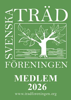 Medlem i Svenska träd föreningen 2026 logga